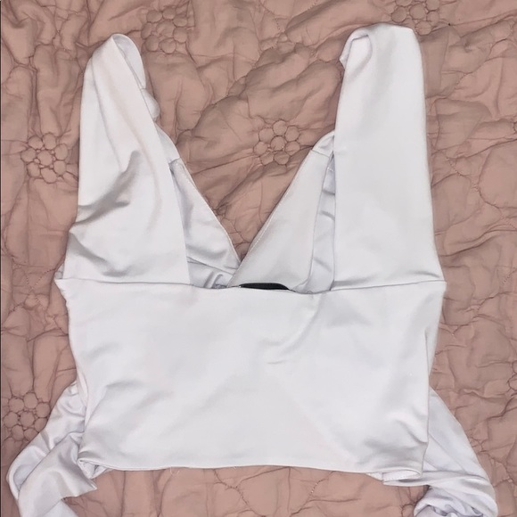 Princess Polly Porto Cervo Tie Up Crop Top - Picture 6 of 6